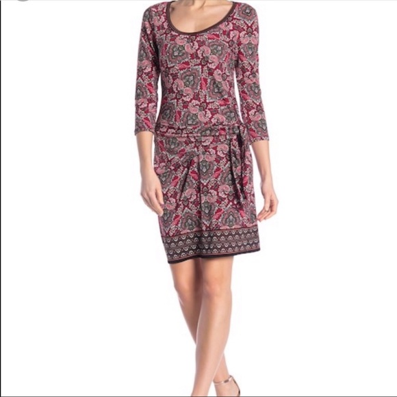 NEW NWT Max Studio Cinched Side Dress - Picture 2 of 8